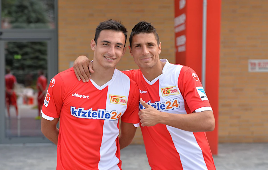Echt dicke Kumpels: Roberto Puncec (l.) und Damir Kreilach.
