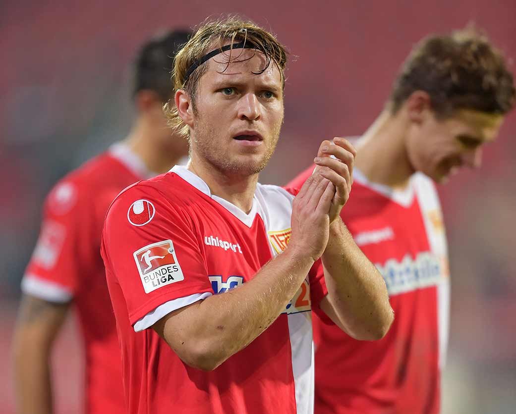 Raus: Martin Dausch ist bei den Union-Fans sehr beliebt. Aber das wird dem Mittelfeldspieler beim Vertragspoker im Sommer nicht viel helfen. Das läuft auf Abschied hinaus.