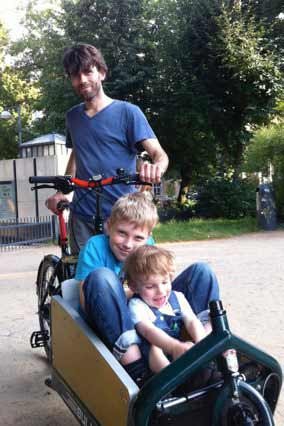 Dieses umgebaute Transport-Rad wurde Restaurator Jörg Messing aus dem Keller gestohlen ...