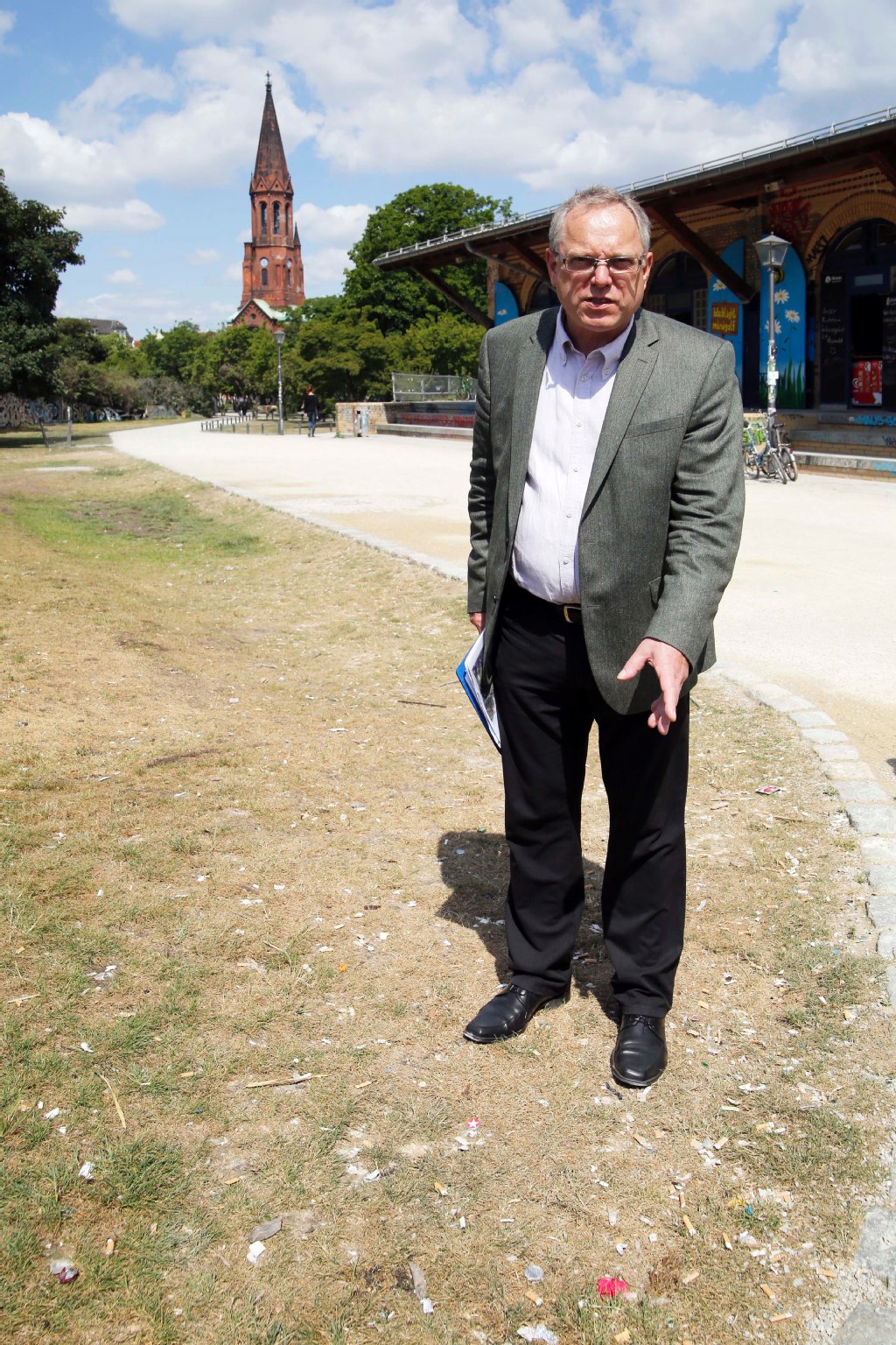 Baustadtrat Hans Panhoff (Grüne) will den Görli schöner machen.