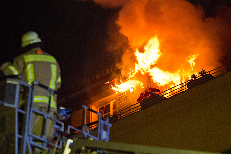 Feuer in der Großen Hamburger Straße