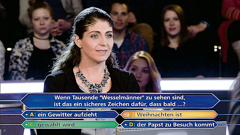 Bei der Millionen-Frage hörte Christina Werth (35) auf, bekam 500.000 Euro.
