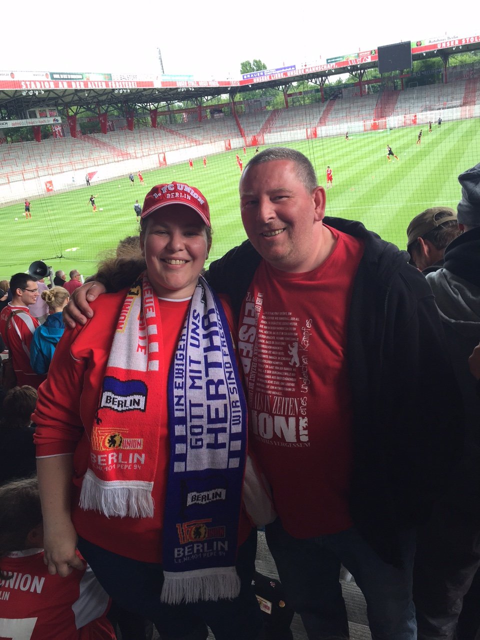 Klasse Paar: Hertha-Tanja und Eiserne Plauze.