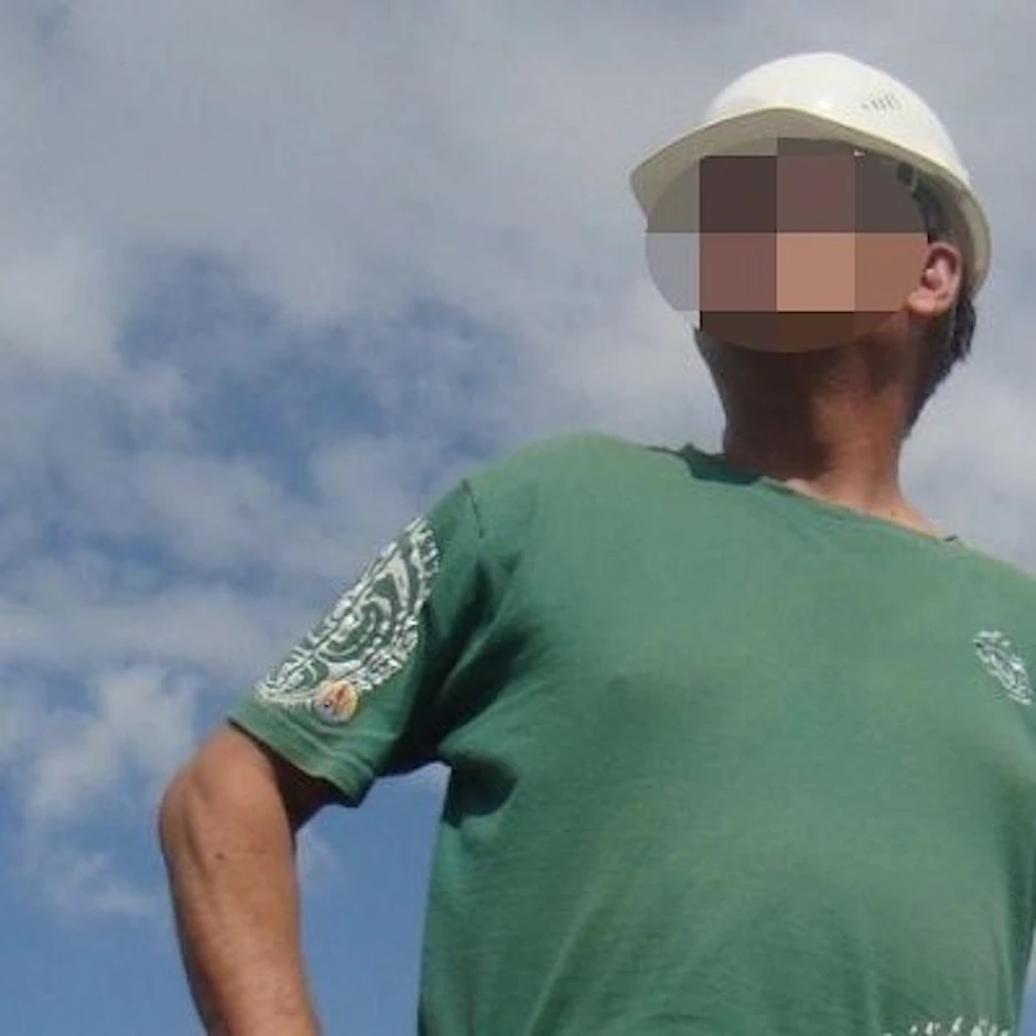 Manfred N. auf einer Baustelle in Kasachstan. Vor Gericht legte er ein Geständnis ab.