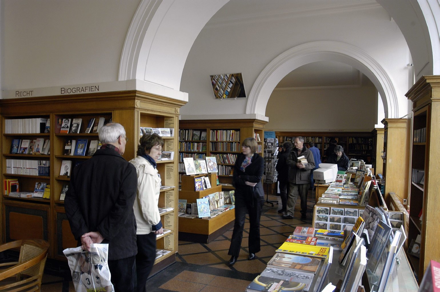 2008 begann der Ausverkauf. Der letzte Buchhändler gab auf.
