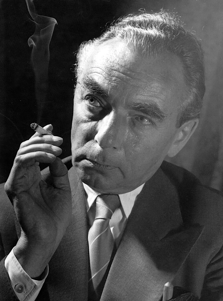Der Schriftsteller Erich Kästner ...