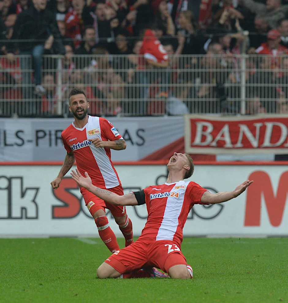 2014 wurde Sebastian Polter durch seinen Doppelpack gegen RB Leipzig zum eisernen Helden.