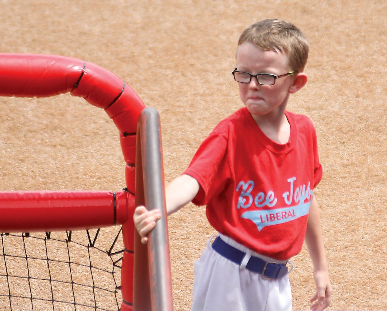 Der neunjährige Kaiser Carlile war ein Riesen-Baseball-Fan.
