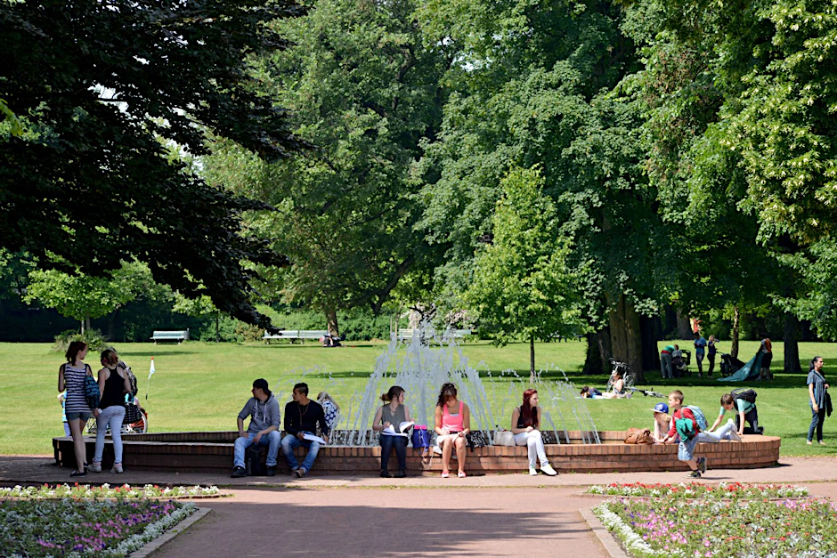 Der Bürgerpark in Pankow