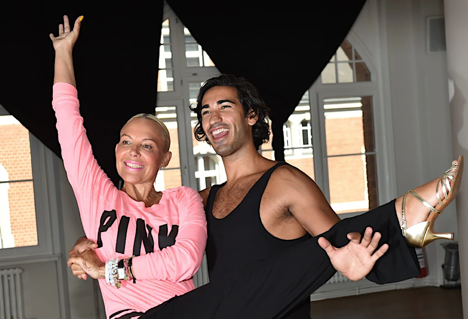 Designerin Natascha Ochsenknecht und Ex-Fußball-Profi Umut Kekilli beim Vorstellungstermin für die RTL-Tanz-Show „Stepping Out“.