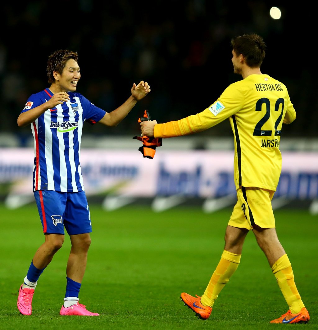 Sehr zur Freude von Haraguchi und Keeper Jarstein.