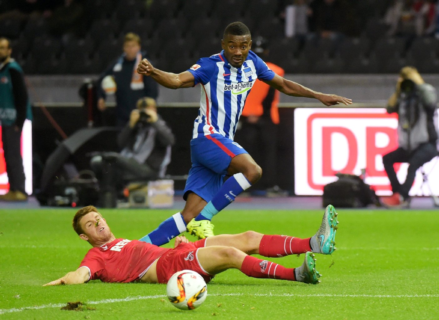 Herthas Sorgenkind Kalou zeigte gegen Köln einige gute Momente. Wurde in der 71. Minute trotzdem durch Baumjohann ersetzt.