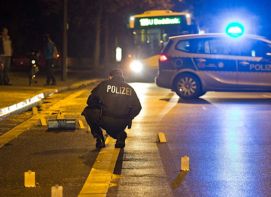 Spurensicherung auf der Kiefholzbrücke