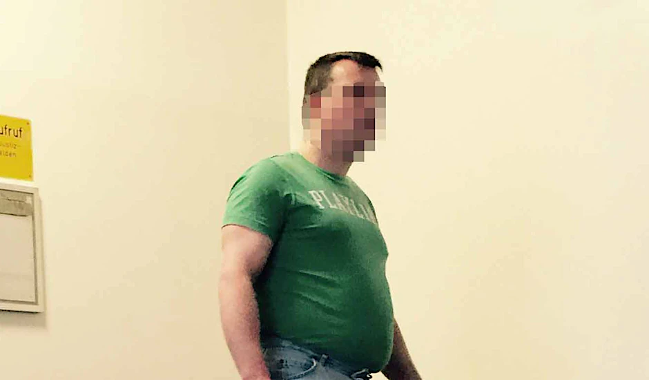 Luftablasser Marco M. blies sich vor Gericht mächtig auf.