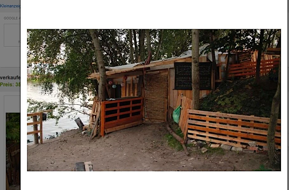 Erst für 25.000 Euro wurde diese Strandbar auf Ebay Kleinanzeigen eingestellt, dann stieg der Preis plötzlich auf 35.000.