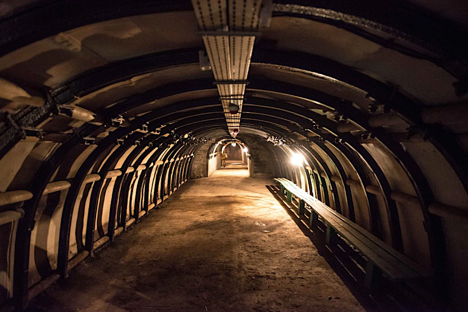Eine alte Mine in Walbrzych.