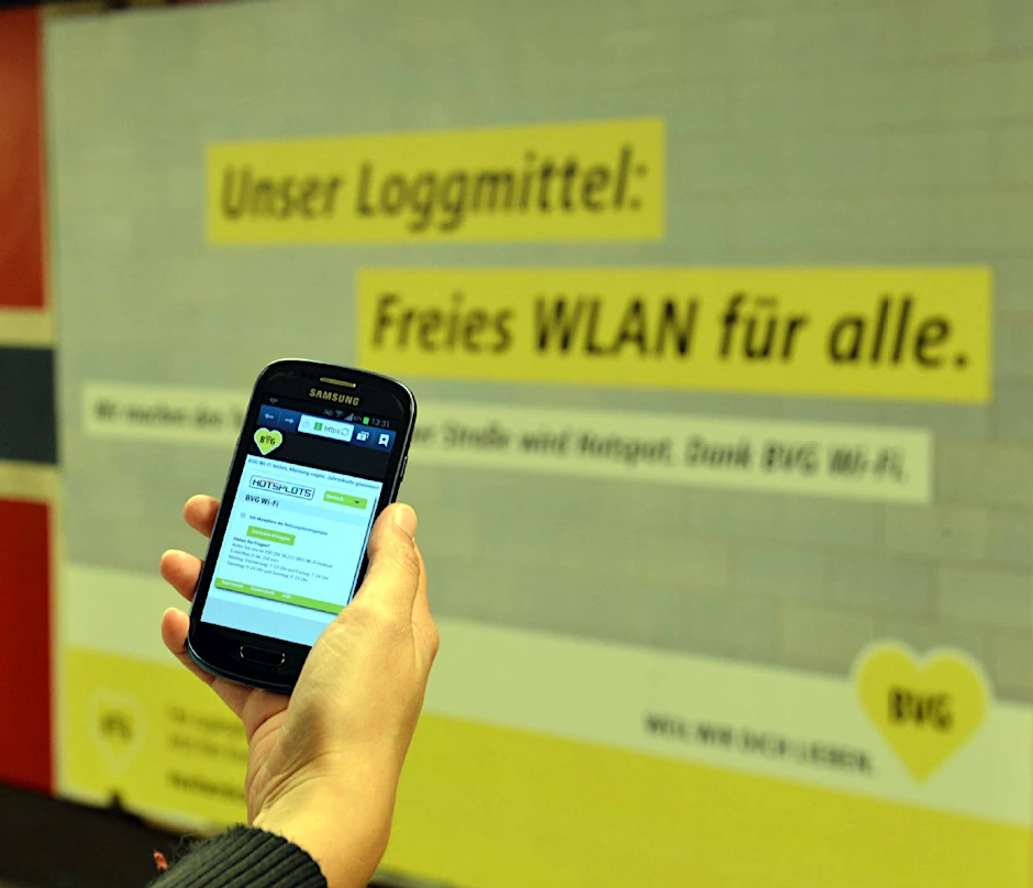 Schnell und kostenlos: Der WLAN-Test am U-Bahnhof klappte problemlos.