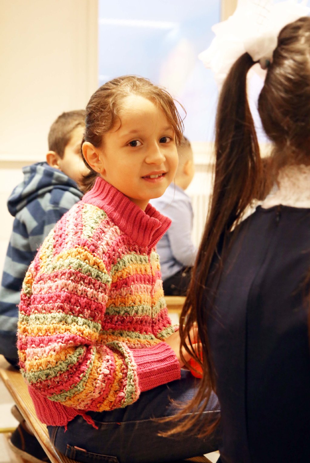 Jana (7) aus Syrien ist ab Montag Abc-Schützin.