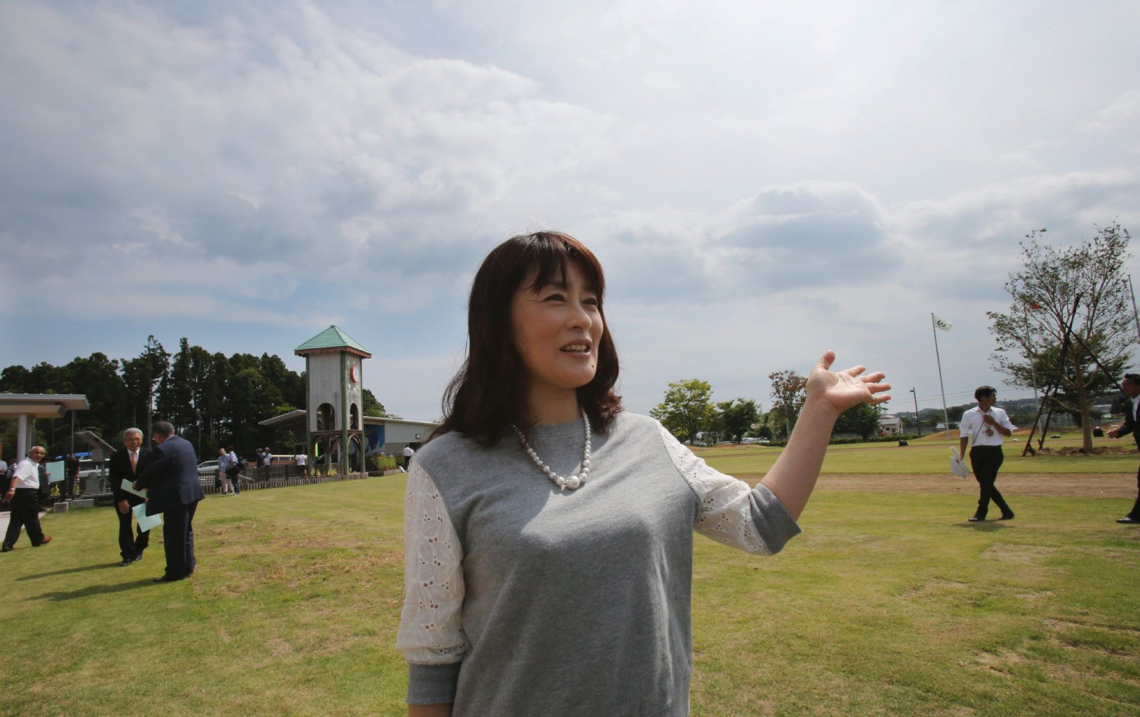 Toshiko Yokota war evakuiert worden. Sie will zurückkehren, sobald ihr Haus repariert und renoviert ist.
