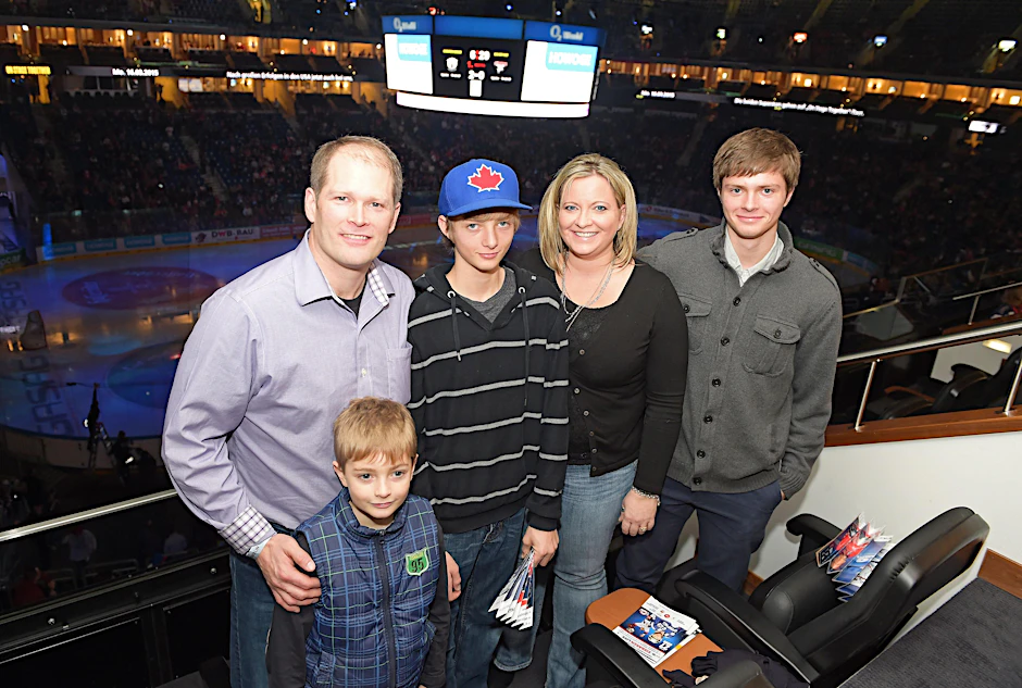 Privat mit Familie schaute Steve Walker im Dezember 2014 in der Arena am Ostbahnhof vorbei. 