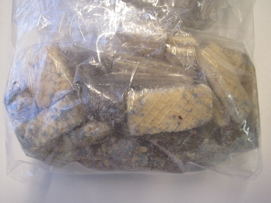 Die geschenkten Kekse waren vergiftet. Die Polizei empfiehlt dringend, von Unbekannten keine Lebensmittel entgegenzunehmen