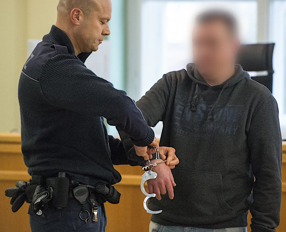 Angeklagter Nick J. vor Gericht