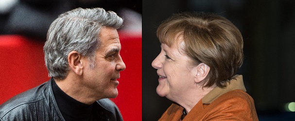 Image - Zum Thema Flüchtlinge: George Clooney will mit Angela Merkel sprechen