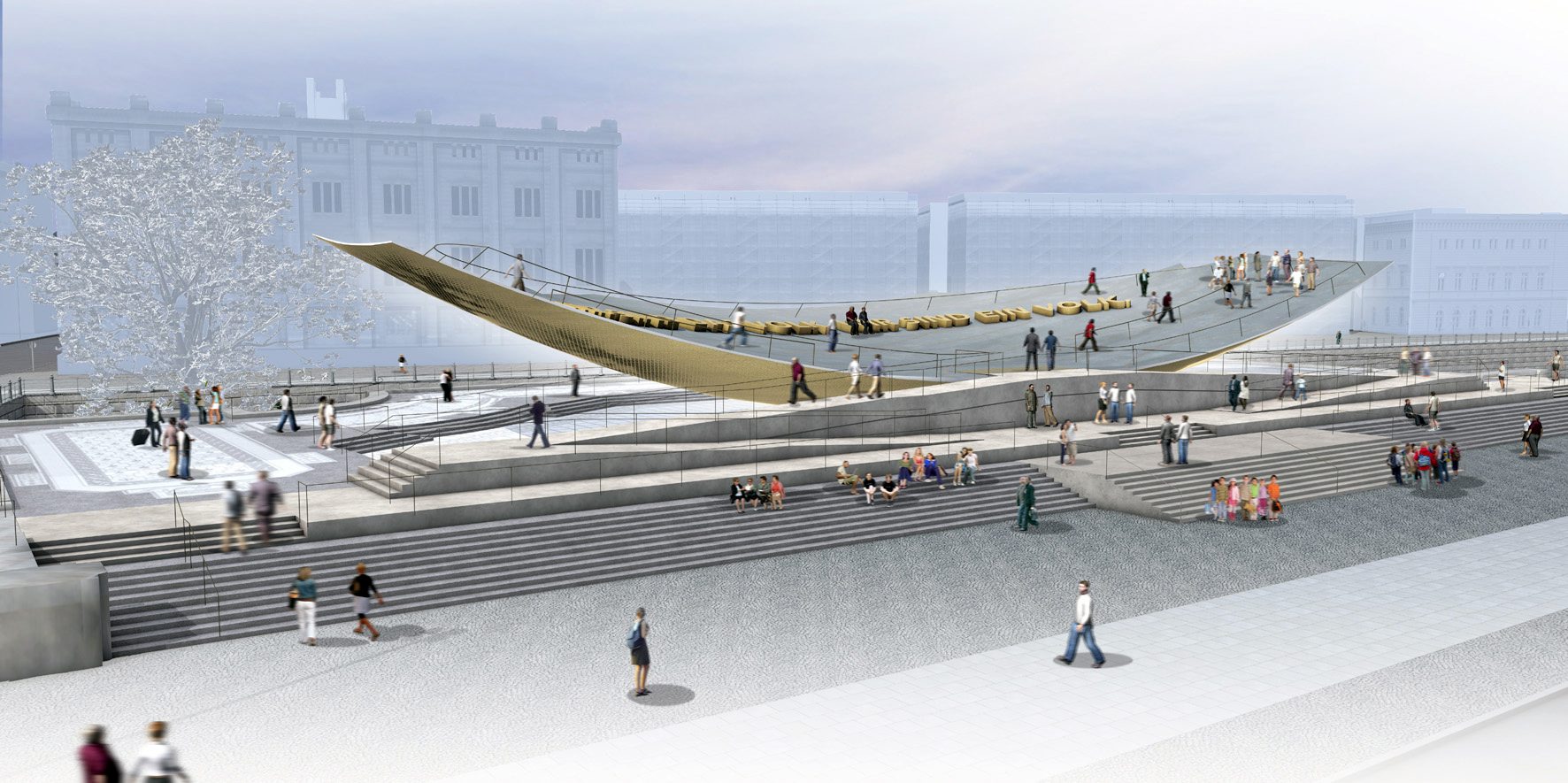 Wegen seltener Fledermäuse: Berliner Naturschützer (NABU) klagen gegen Einheitsdenkmal