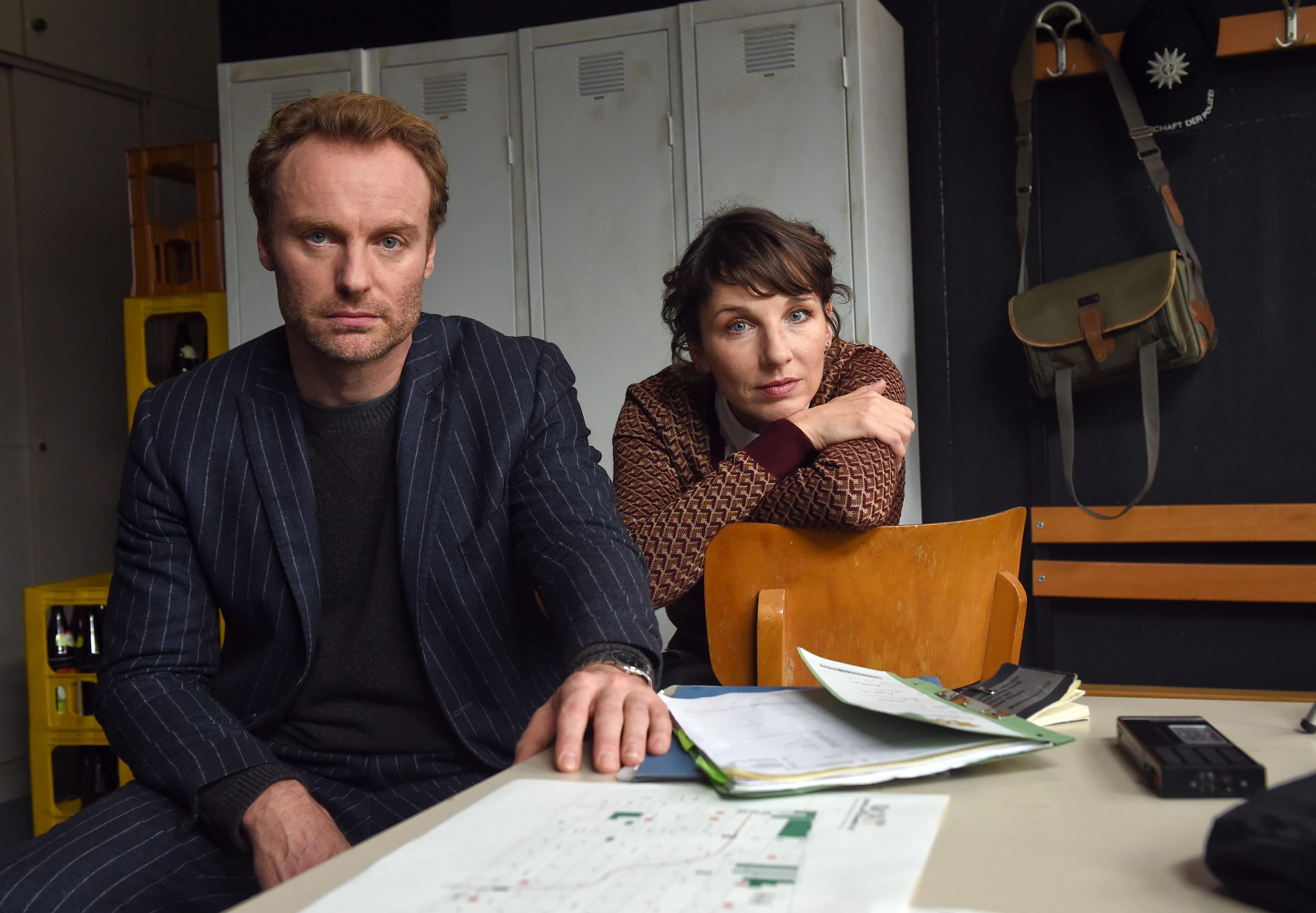 Image - Meret Becker und Mark Waschke: Hausbesetzer-Protest gegen Berliner Tatort