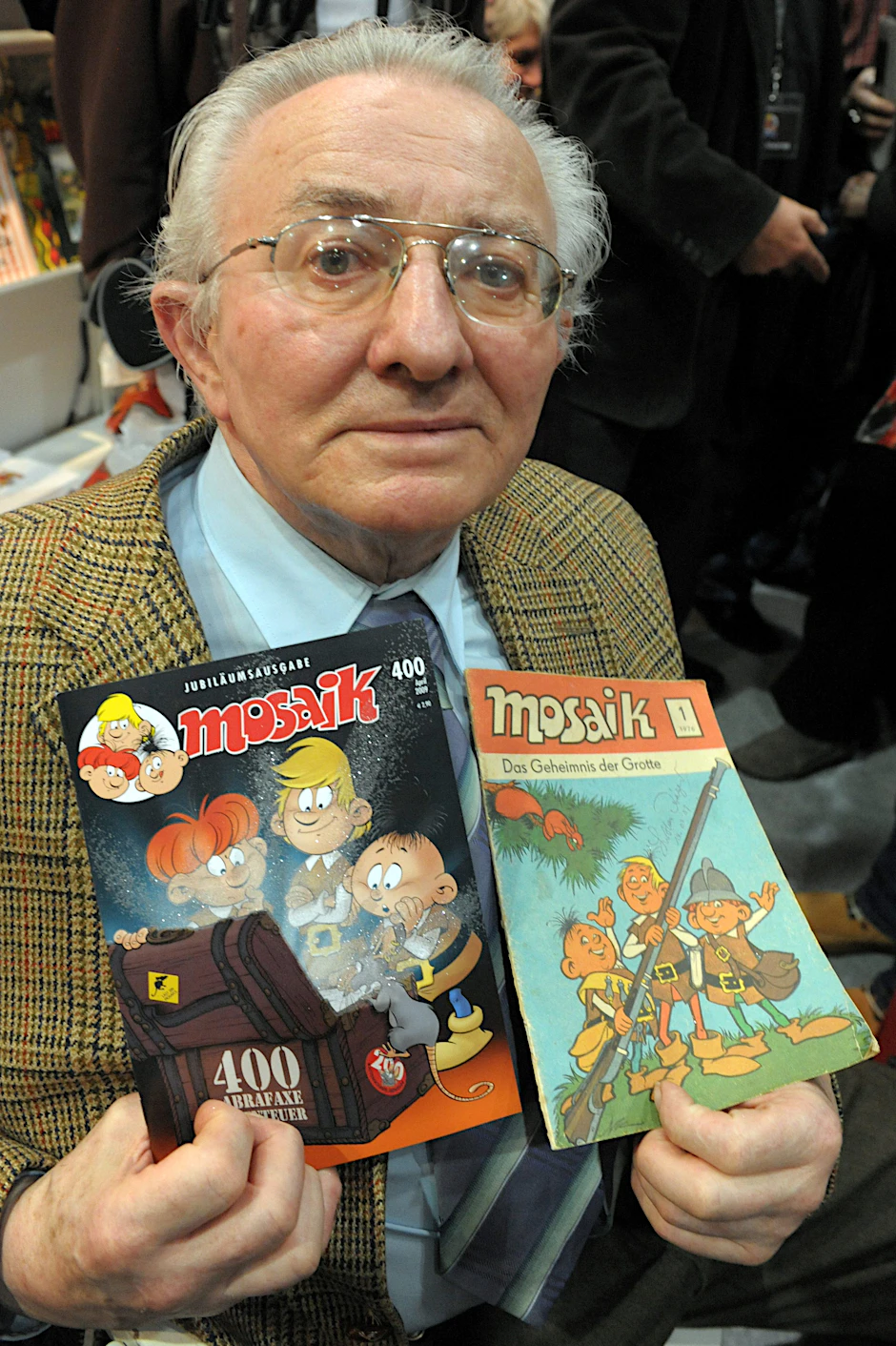 Abrafaxe-Papa Lothar Dräger. Er erfand die Kobolde im Jahr 1975.