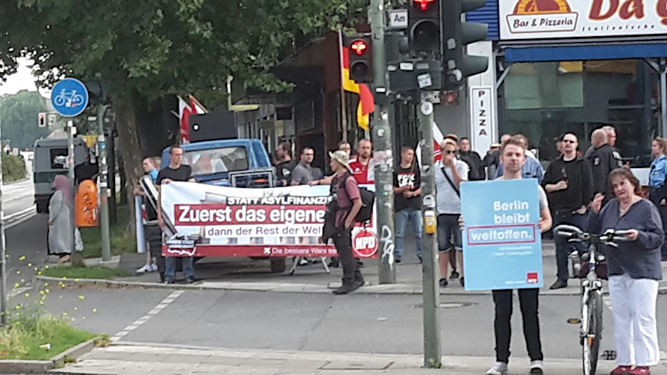 Alexander Freier-Winterwerb stellte sich der NPD entgegen.