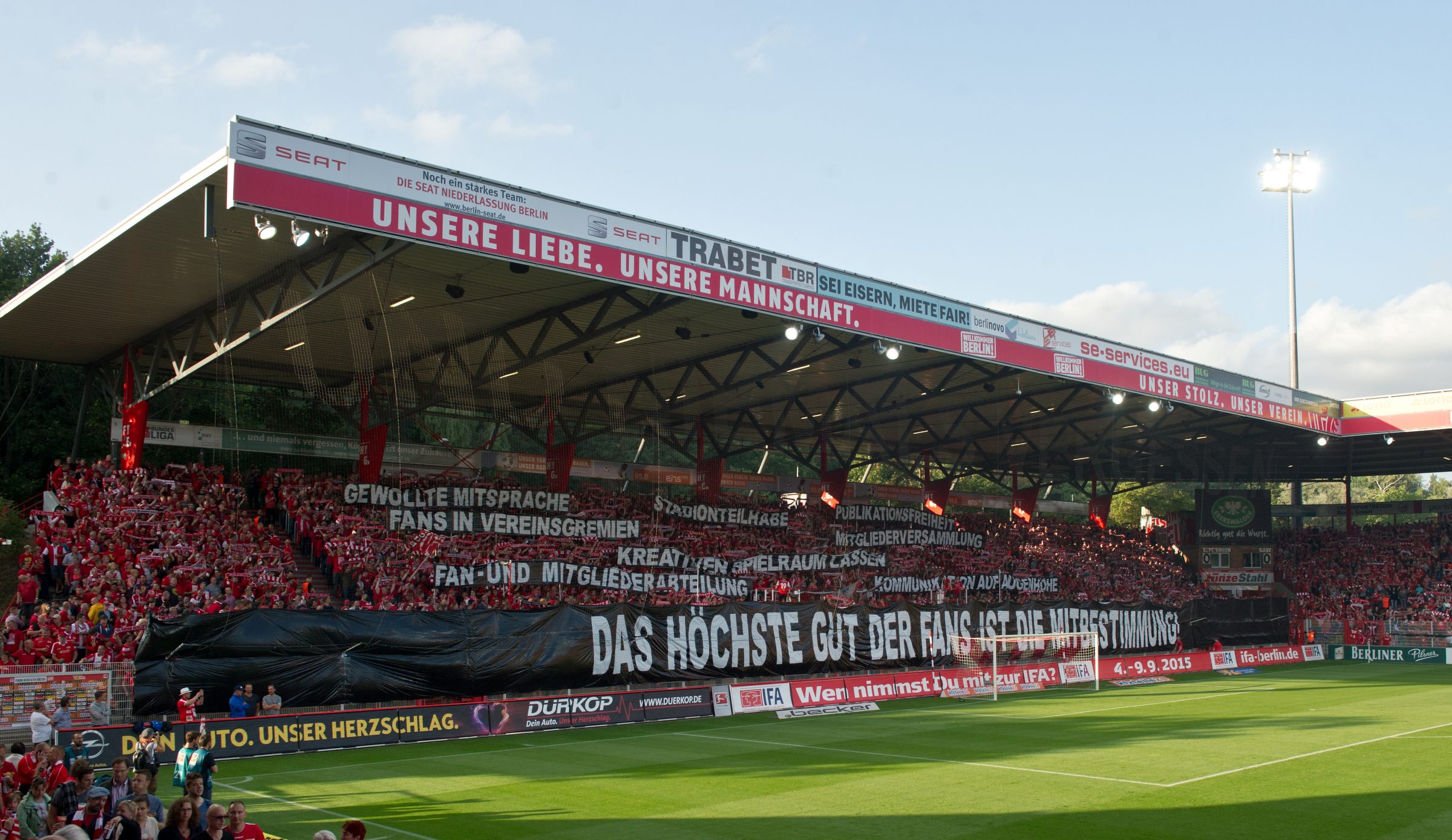 Die Alte Försterei, die Heimat des 1. FC Union.