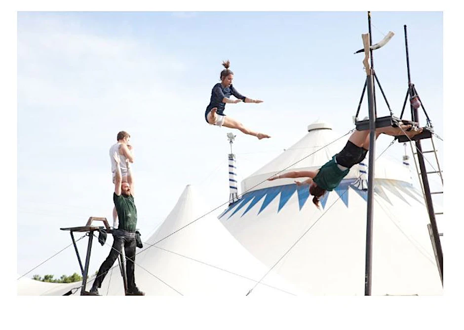 Für die Artisten vom Berlin Circus Festival ist jeder Ort eine Manege.
