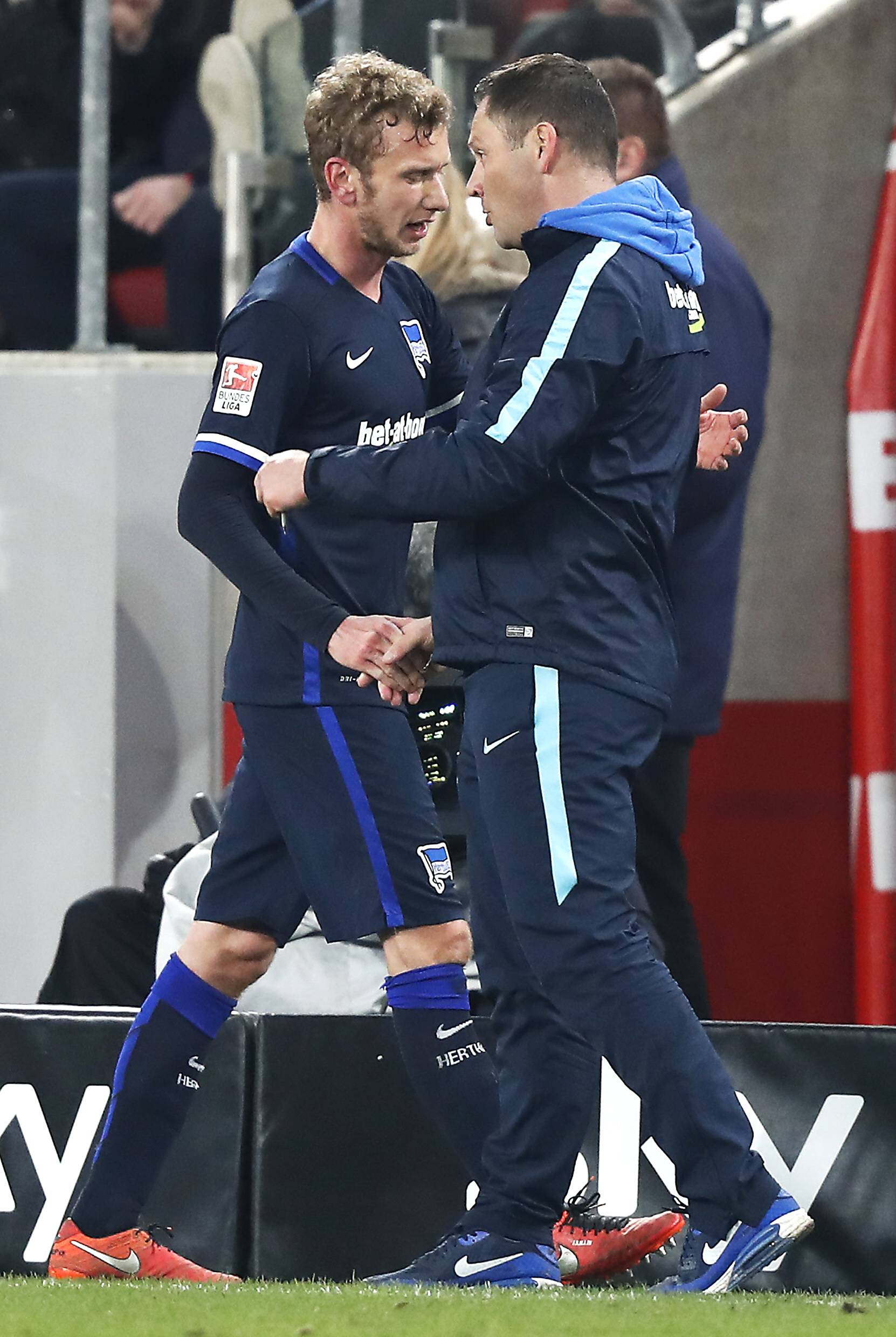 Vor dem Spiel hatte Trainer Pal Dardai Kapitän Fabian Lustenberger (l.) aussortiert.