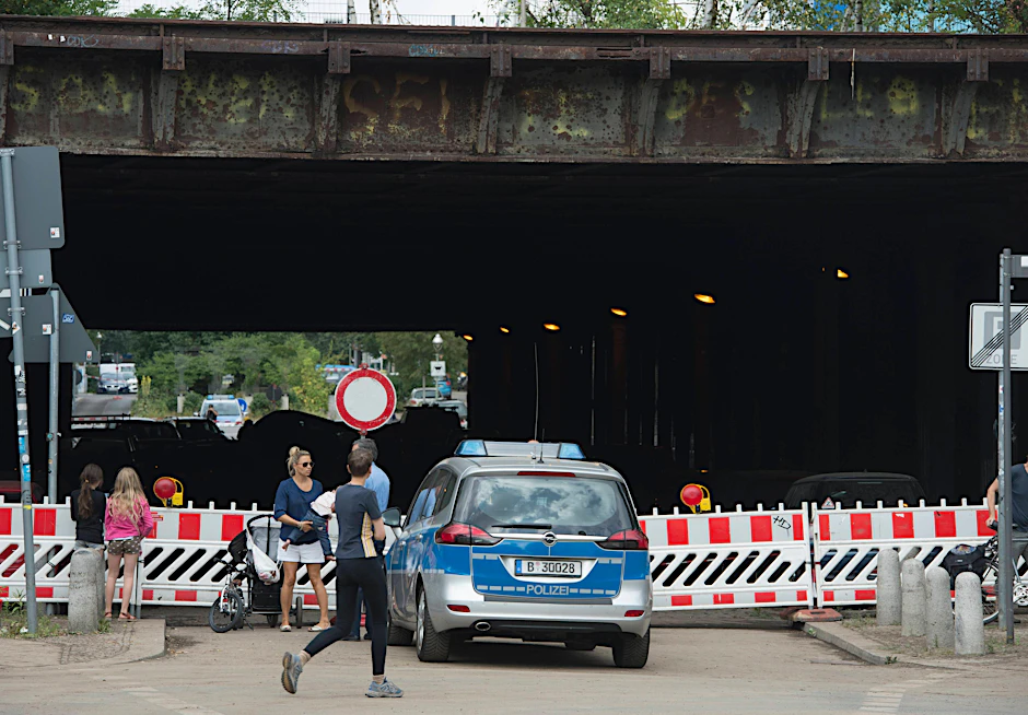 Nach dem Sintflut-Regen weiterhin gesperrt: Der Gleimtunnel.