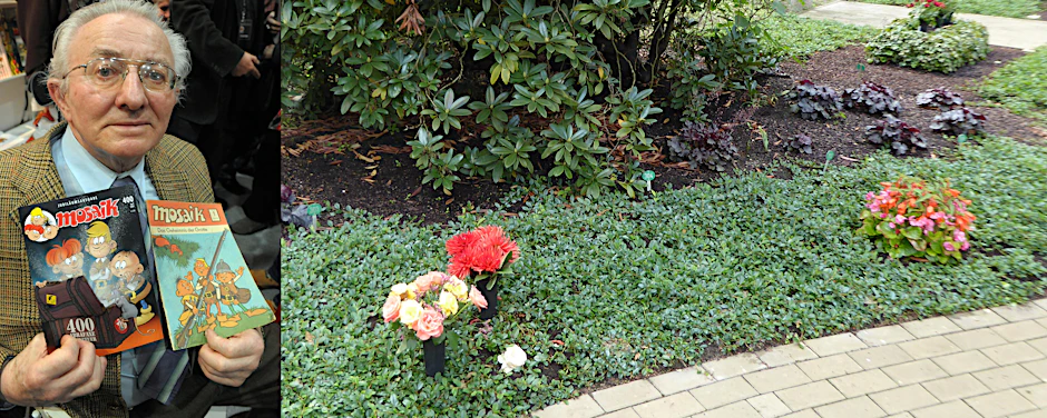 Das Grab von Lothar Dräger auf dem Neuen Friedhof Potsdam. Es wird noch richtig bepflanzt, bekommt einen Grabstein.