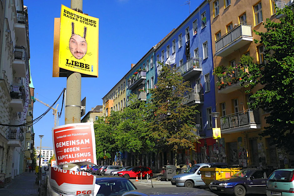 Rigaer Straße in Berlin-Friedrichshain.