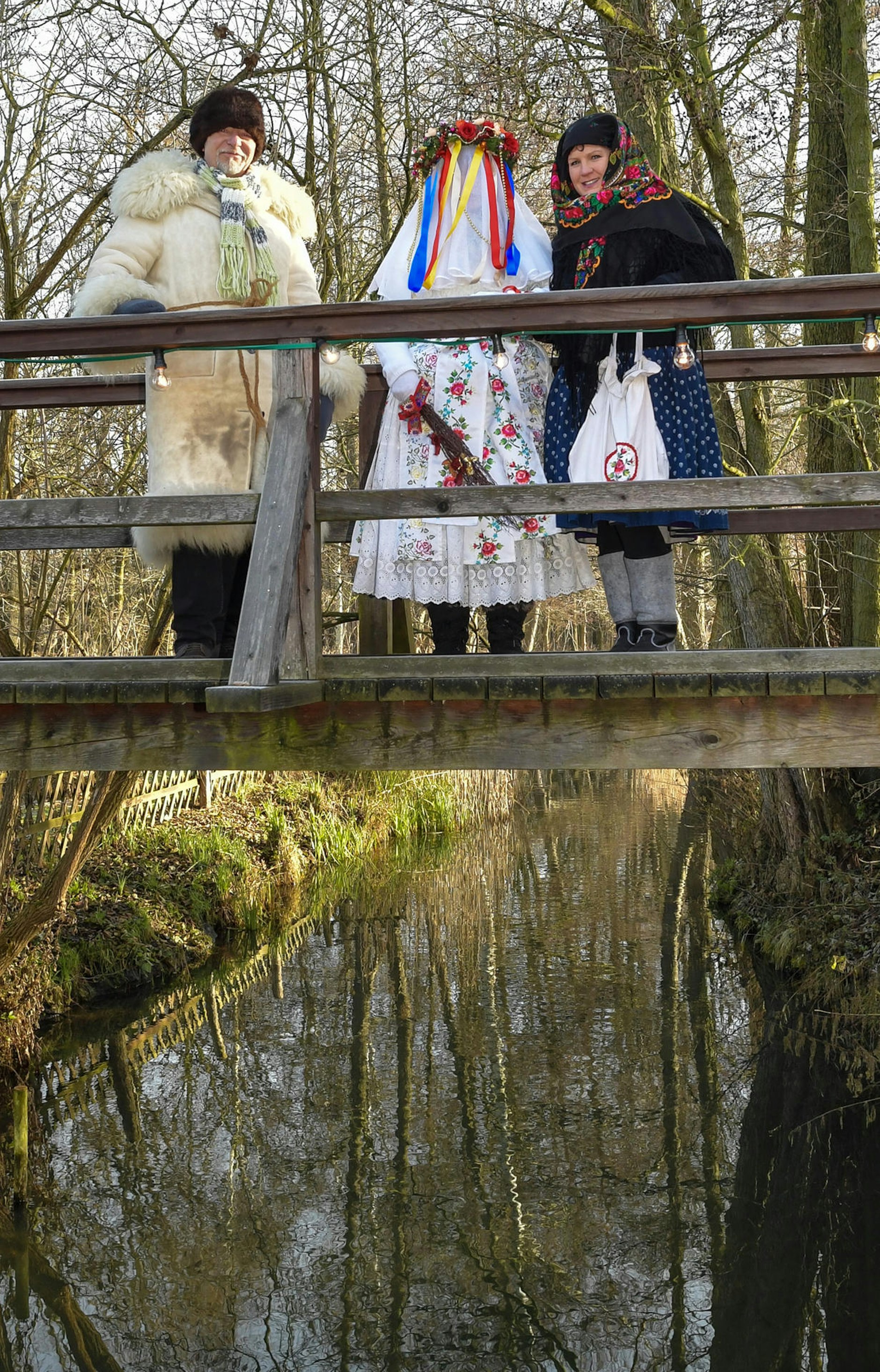 Winterliches Brandenburg Traditionelle Weihnachten im Spreewald