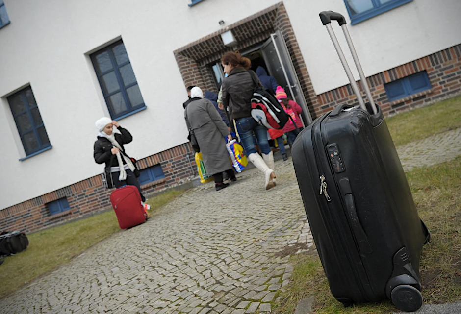 Die Oderland Kaserne in Frankfurt Oder wurde zur Flüchtlingsunterkunft umgebaut.