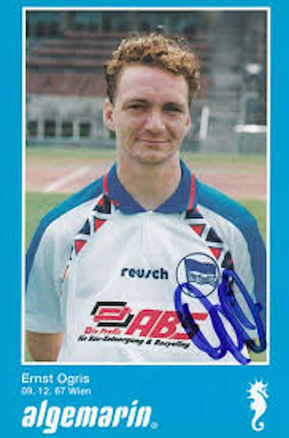 Ernst Ogris spielte von 1993 bis 1995 bei Hertha.