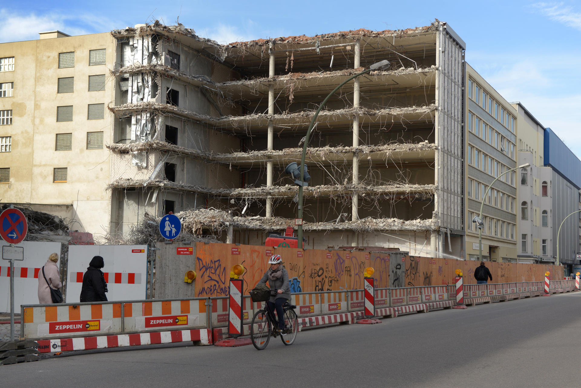 An der Flottwellstraße sind die neuen Nobelhäuser schon fertig.