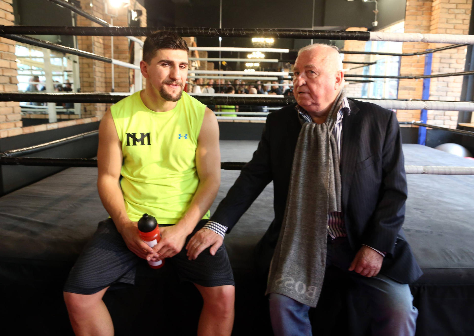 Zuletzt kam Ulli Wegner (r.) nur als Gast in die Trainingshalle zu Marco Huck.