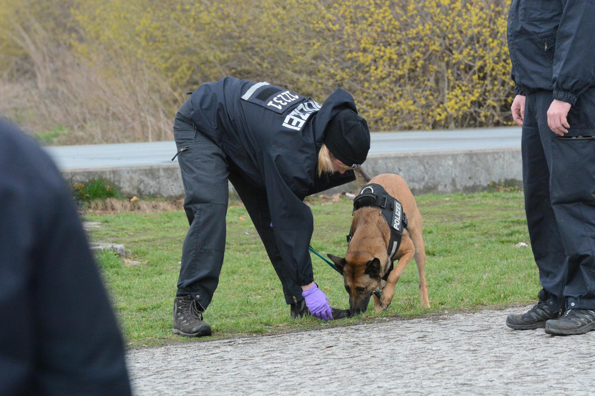 ... damit der Hund Witterung aufnehmen kann.
