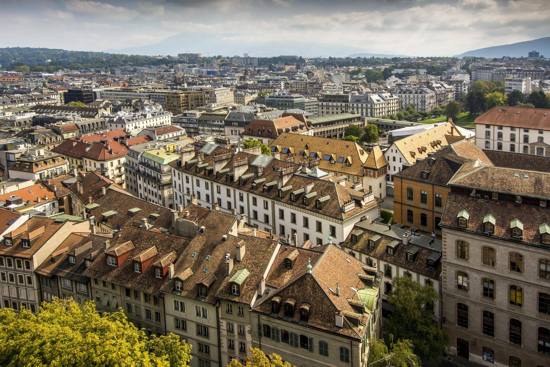 Platz 8: Die schweizer Stadt Genf wird auch die "Stadt des Friedens" genannt.