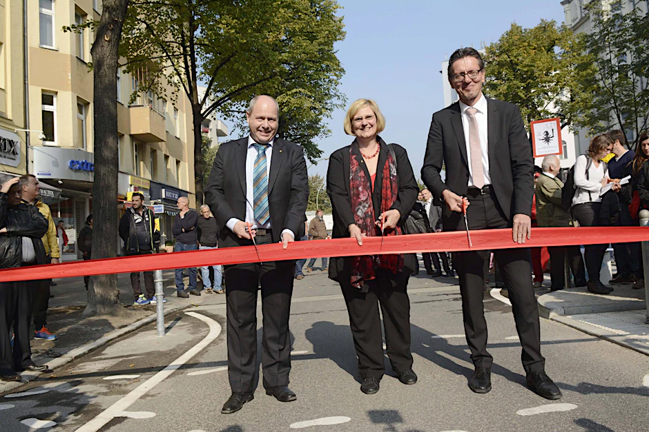Ex-Baustadtrat Daniel Krüger (hier ganz links).