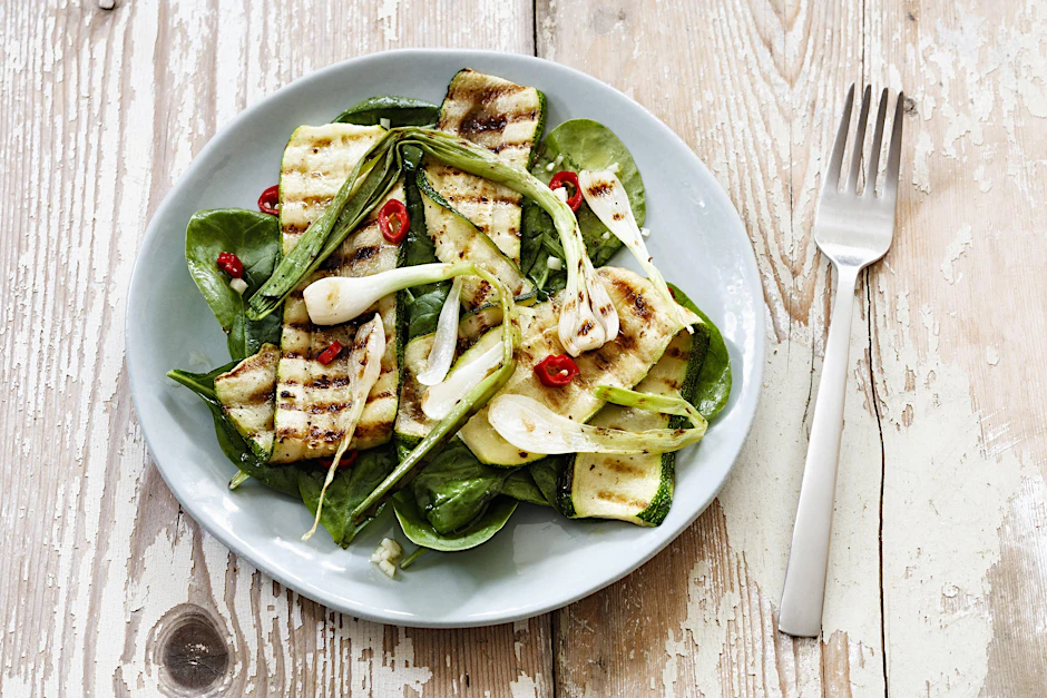 Grüner wird's nicht: ein veganer Salat.