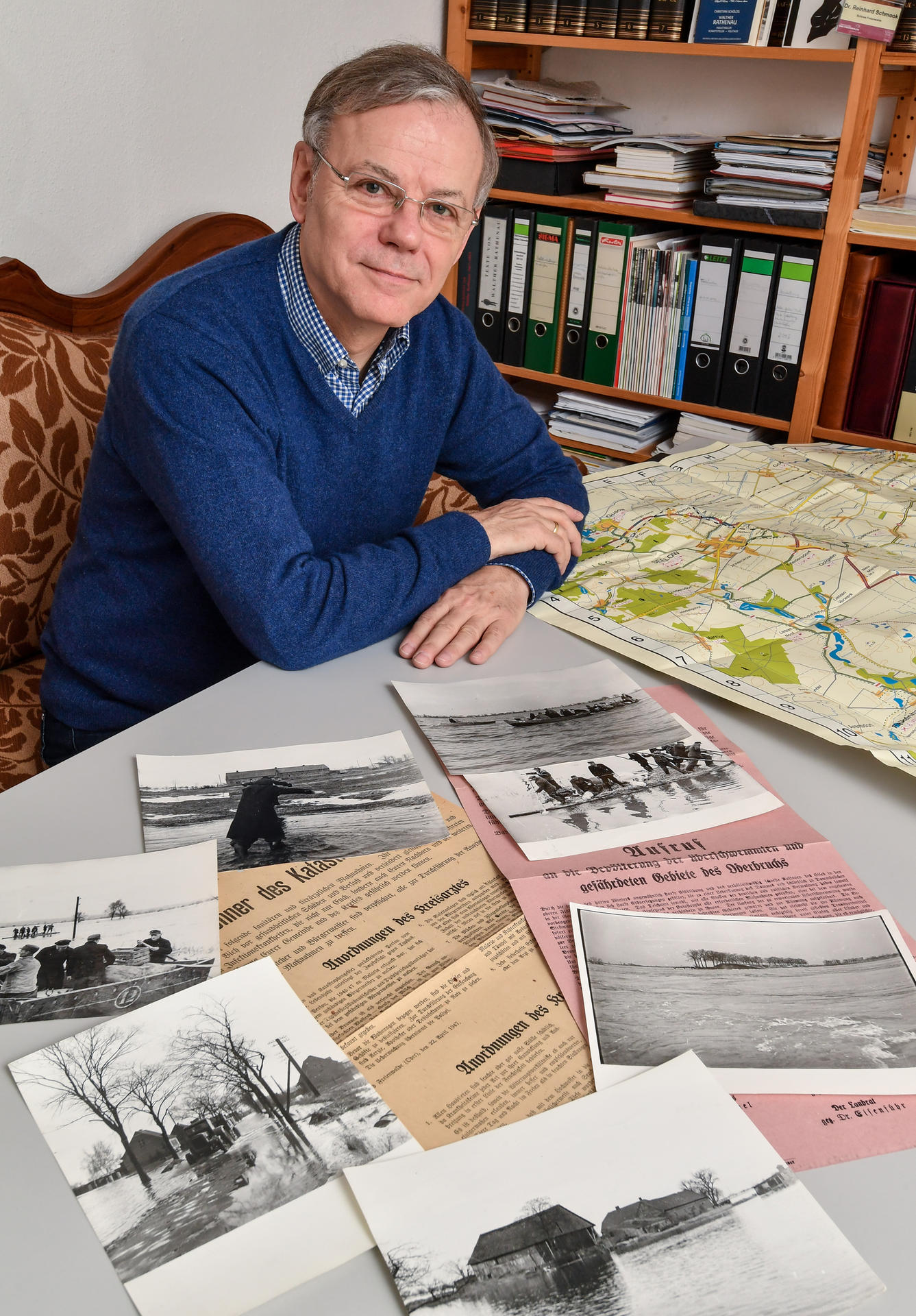 Der Leiter des Oderlandmuseums, Reinhard Schmook.