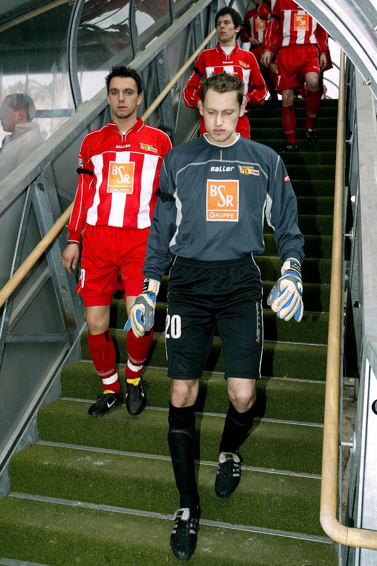 ... und im Trikot der Eisernen. Vor 13 Jahren verließ er Union.