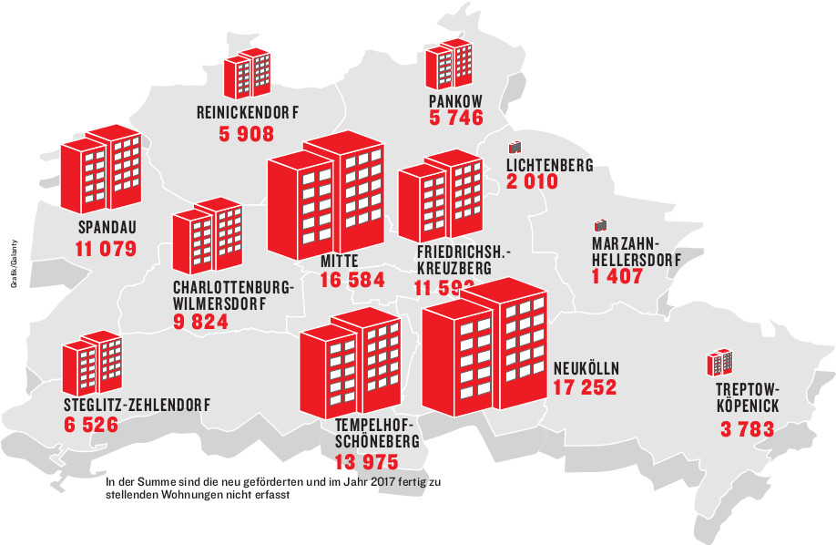 Die Grafik Die Zahl der Sozialwohnungen hat sich in den vergangenen zwölf Jahren fast halbiert.