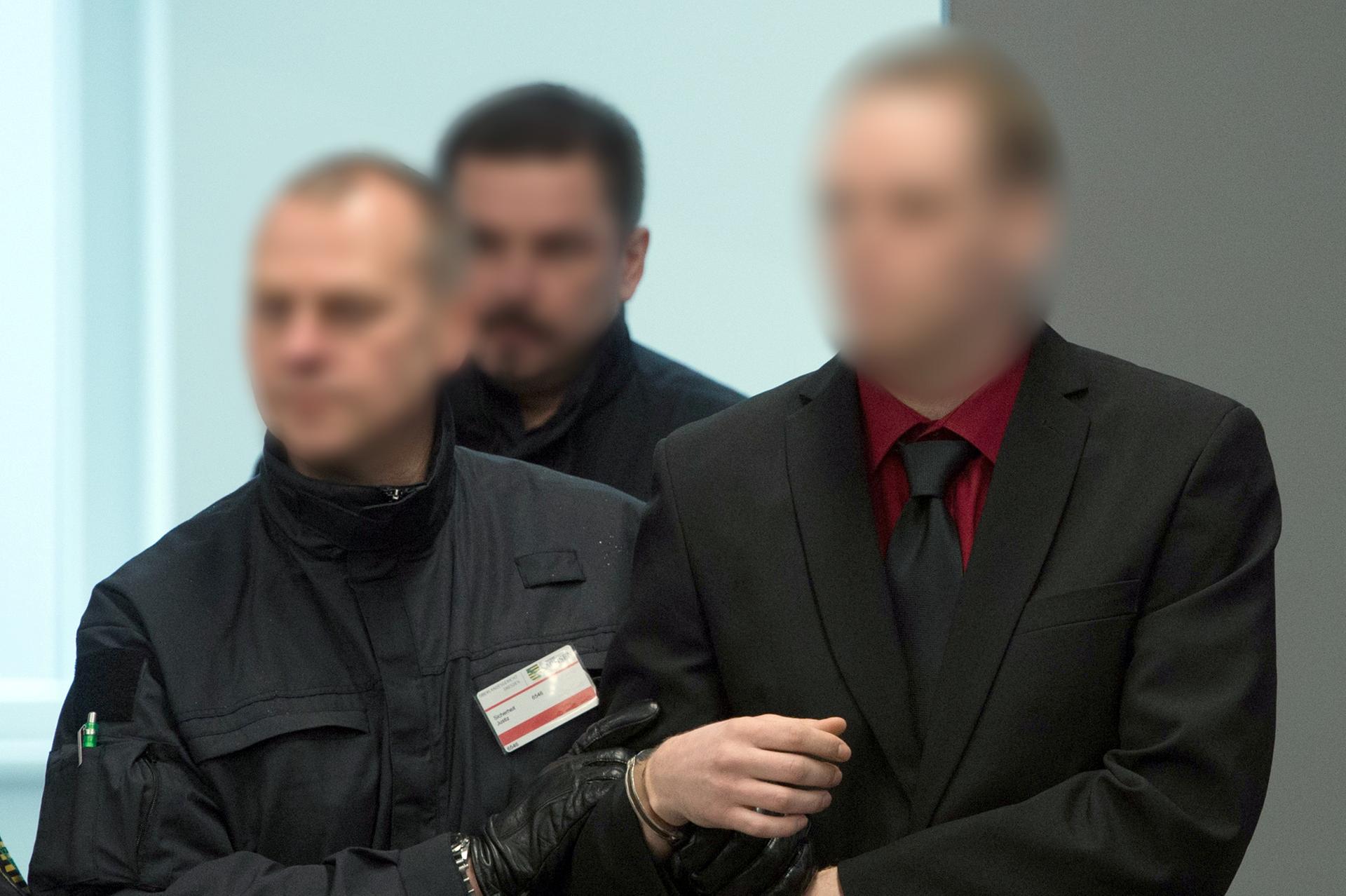 Der Hamburger Timo S. ist als Rädelsführer der rechtsextremen Gruppe angeklagt.